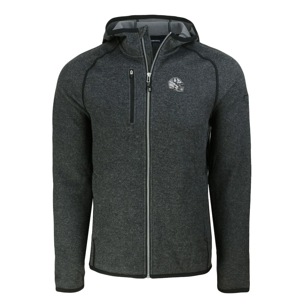 Cutter & Buck Helmet Mainsail Sweater-Knit Full-Zip Hoodie - Indianapolis Colts Hoodies