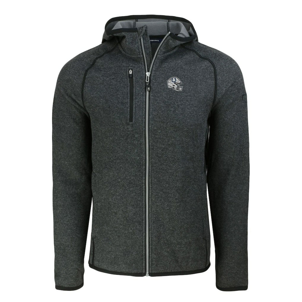 Cutter & Buck Helmet Mainsail Sweater-Knit Full-Zip Hoodie - Indianapolis Colts Hoodies