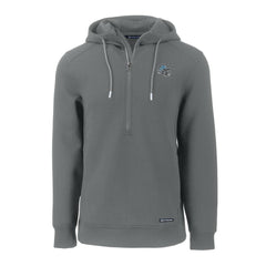 Cutter & Buck Helmet Roam Eco Half-Zip Recycled Pullover Hoodie - Detroit Lions Hoodies