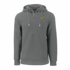 Cutter & Buck Helmet Roam Eco Half-Zip Recycled Pullover Hoodie - Green Bay Packers Hoodies