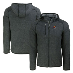 Cutter & Buck Helmet Mainsail Sweater-Knit Full-Zip Hoodie - Washington Commanders Hoodies