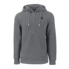 Cutter & Buck Helmet Roam Eco Half-Zip Recycled Pullover Hoodie - Philadelphia Eagles Hoodies