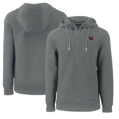 Cutter & Buck Helmet Roam Eco Half-Zip Recycled Pullover Hoodie - Washington Commanders Hoodies