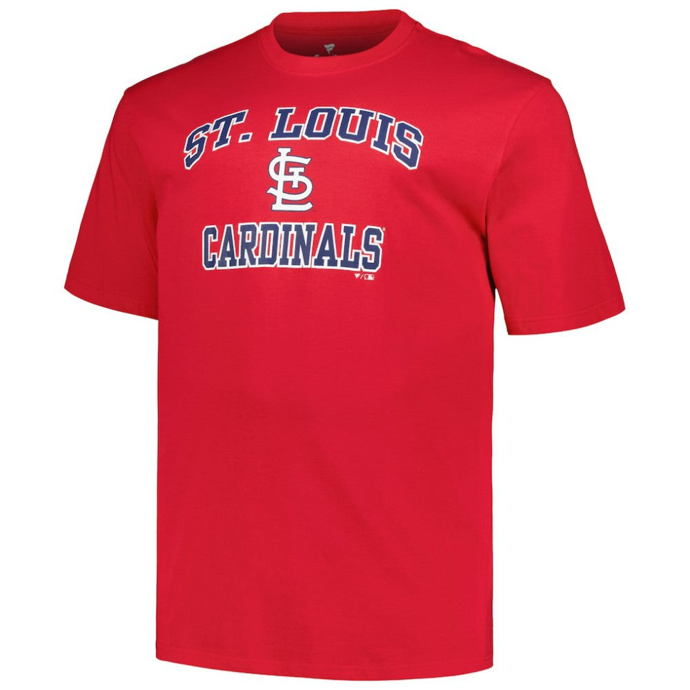 Red St. Louis Cardinals Profile Big & Tall Heart & Soul T-Shirt