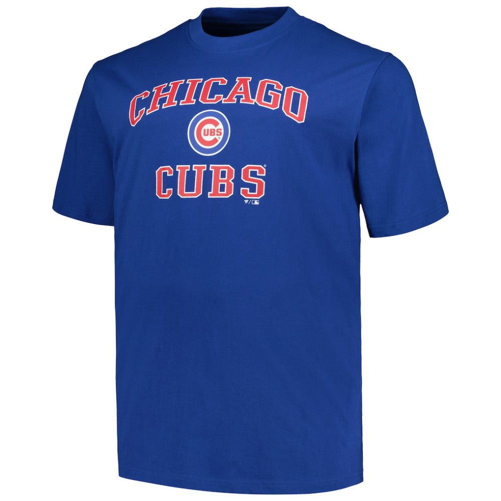 Royal Chicago Cubs Profile Big & Tall Heart & Soul T-Shirt