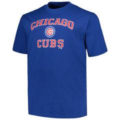 Royal Chicago Cubs Profile Big & Tall Heart & Soul T-Shirt