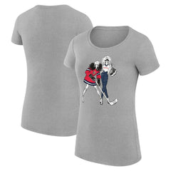 NHL Florida Panthers G-III 4Her by Carl Banks Women's Super-Slim Fit Lightweight Hockey Girls T-Shirt