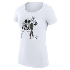 NHL Los Angeles Kings G-III 4Her by Carl Banks Women's Super-Slim Fit Lightweight Hockey Girls T-Shirt
