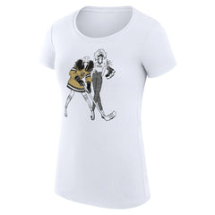 NHL Vegas Golden Knights G-III 4Her by Carl Banks Women's Super-Slim Fit Lightweight Hockey Girls T-Shirt