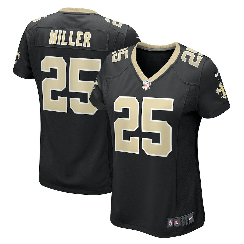 Kendre Miller  Women's Team Game Jersey - New Orleans Saints Jerseys