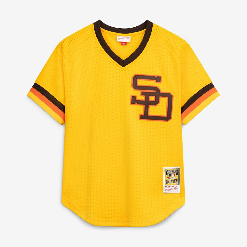 Gold Tony Gwynn San Diego Padres Mitchell & Ness Authentic Batting Practice Jersey