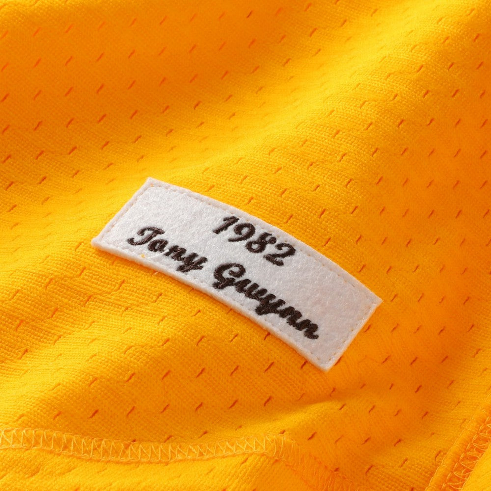 Gold Tony Gwynn San Diego Padres Mitchell & Ness Authentic Batting Practice Jersey