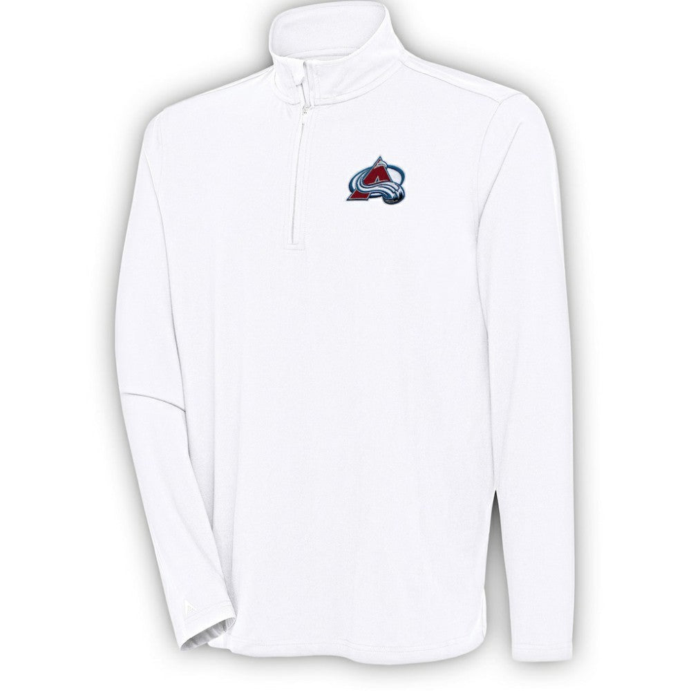 NHL Colorado Avalanche Antigua Hunk Quarter-Zip Pullover Top