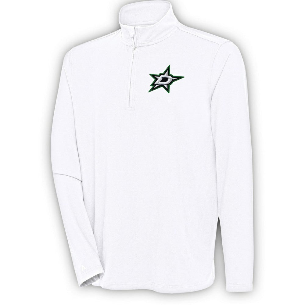 NHL Dallas Stars Antigua Hunk Quarter-Zip Pullover Top
