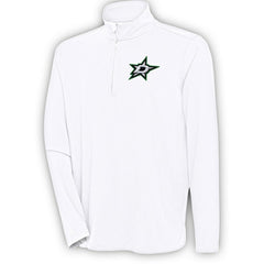 NHL Dallas Stars Antigua Hunk Quarter-Zip Pullover Top