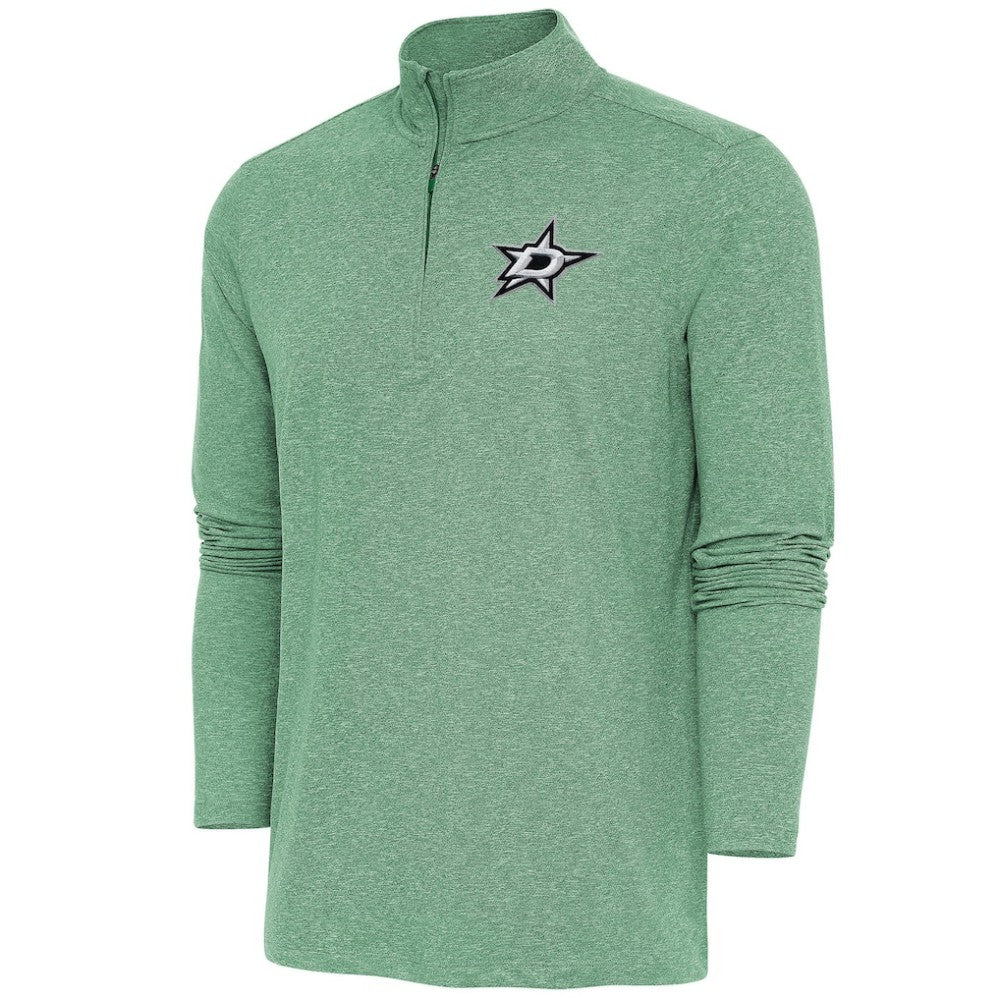 NHL Dallas Stars Antigua Hunk Quarter-Zip Pullover Top