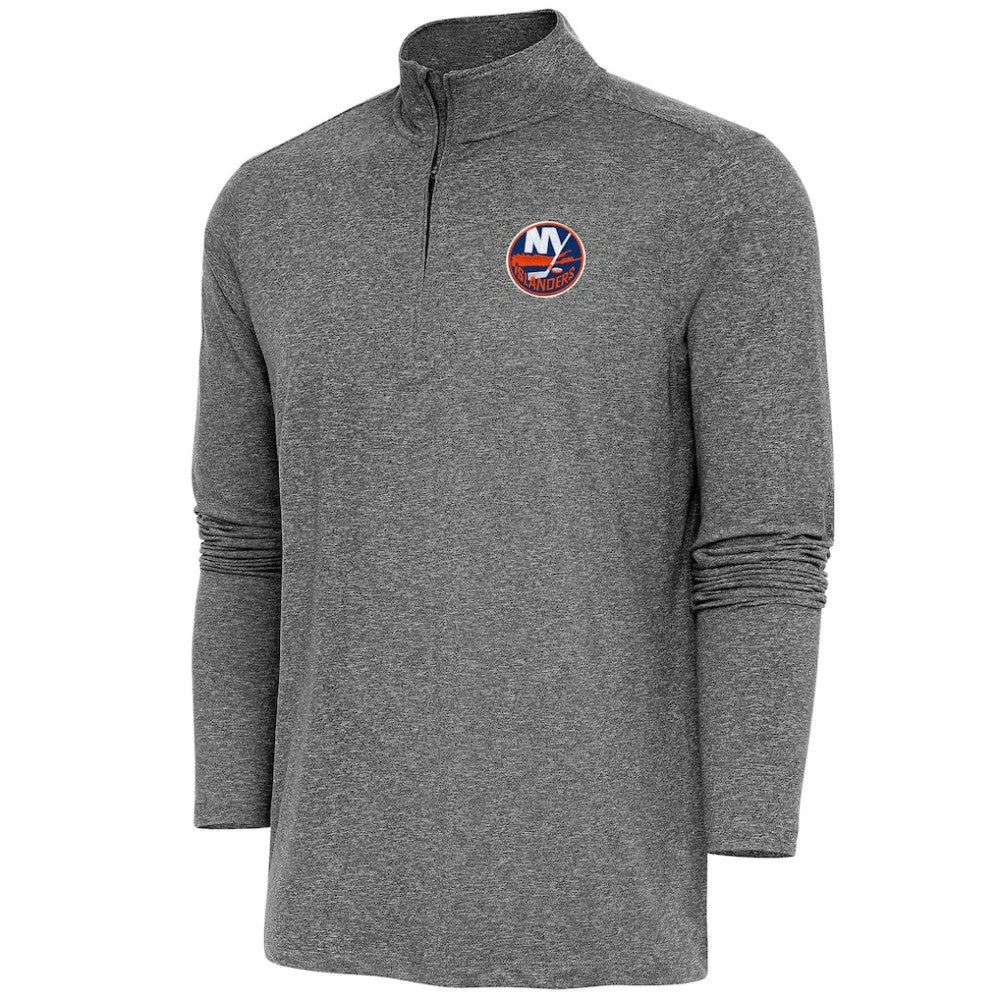 NHL New York Islanders Antigua Hunk Quarter-Zip Pullover Top