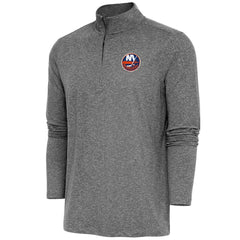 NHL New York Islanders Antigua Hunk Quarter-Zip Pullover Top
