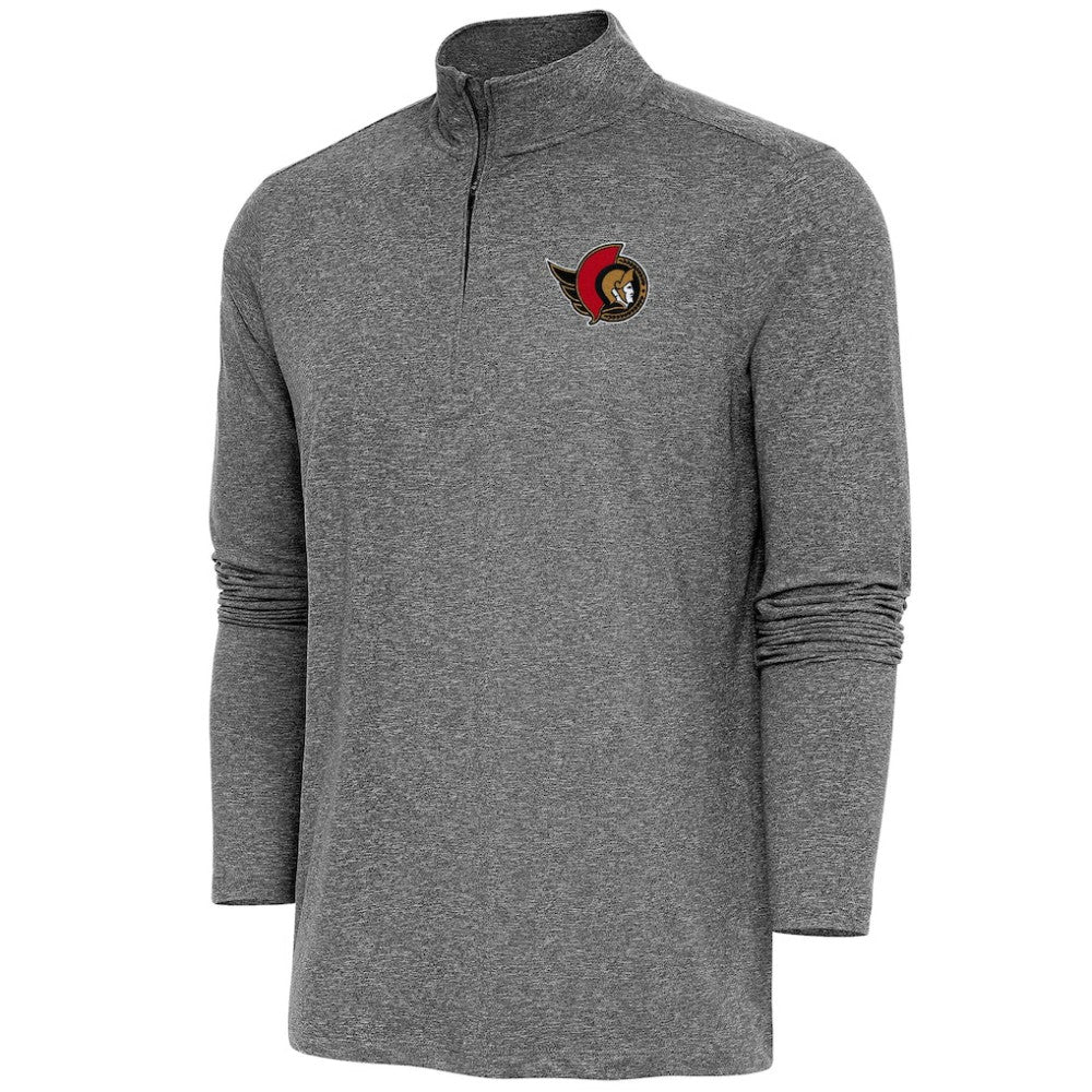 NHL Ottawa Senators Antigua Hunk Quarter-Zip Pullover Top