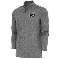 NHL Philadelphia Flyers Antigua Hunk Quarter-Zip Pullover Top