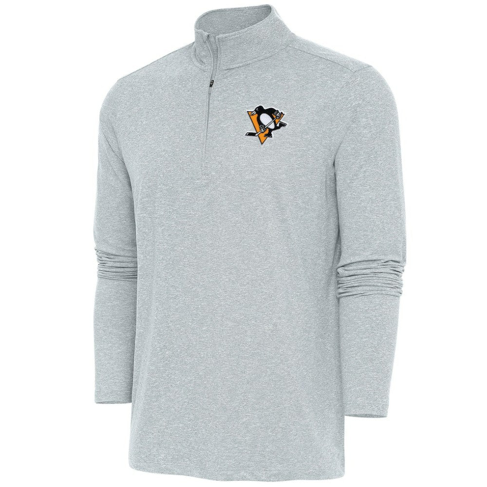 NHL Pittsburgh Penguins Antigua Hunk Quarter-Zip Pullover Top