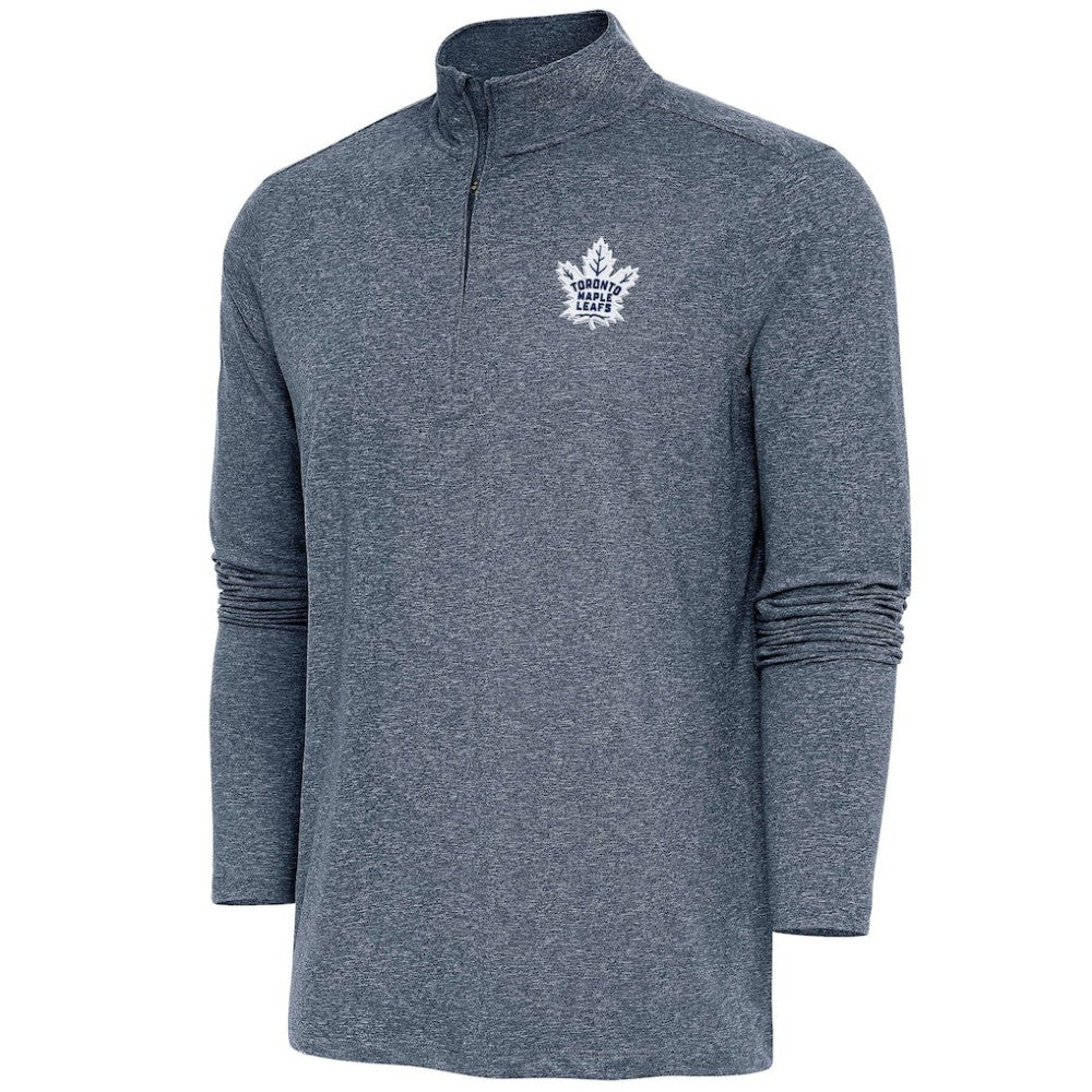 NHL Toronto Maple Leafs Antigua Hunk Quarter-Zip Pullover Top
