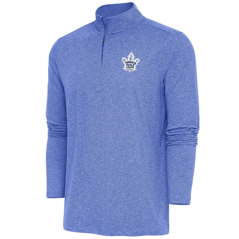 NHL Toronto Maple Leafs Antigua Hunk Quarter-Zip Pullover Top