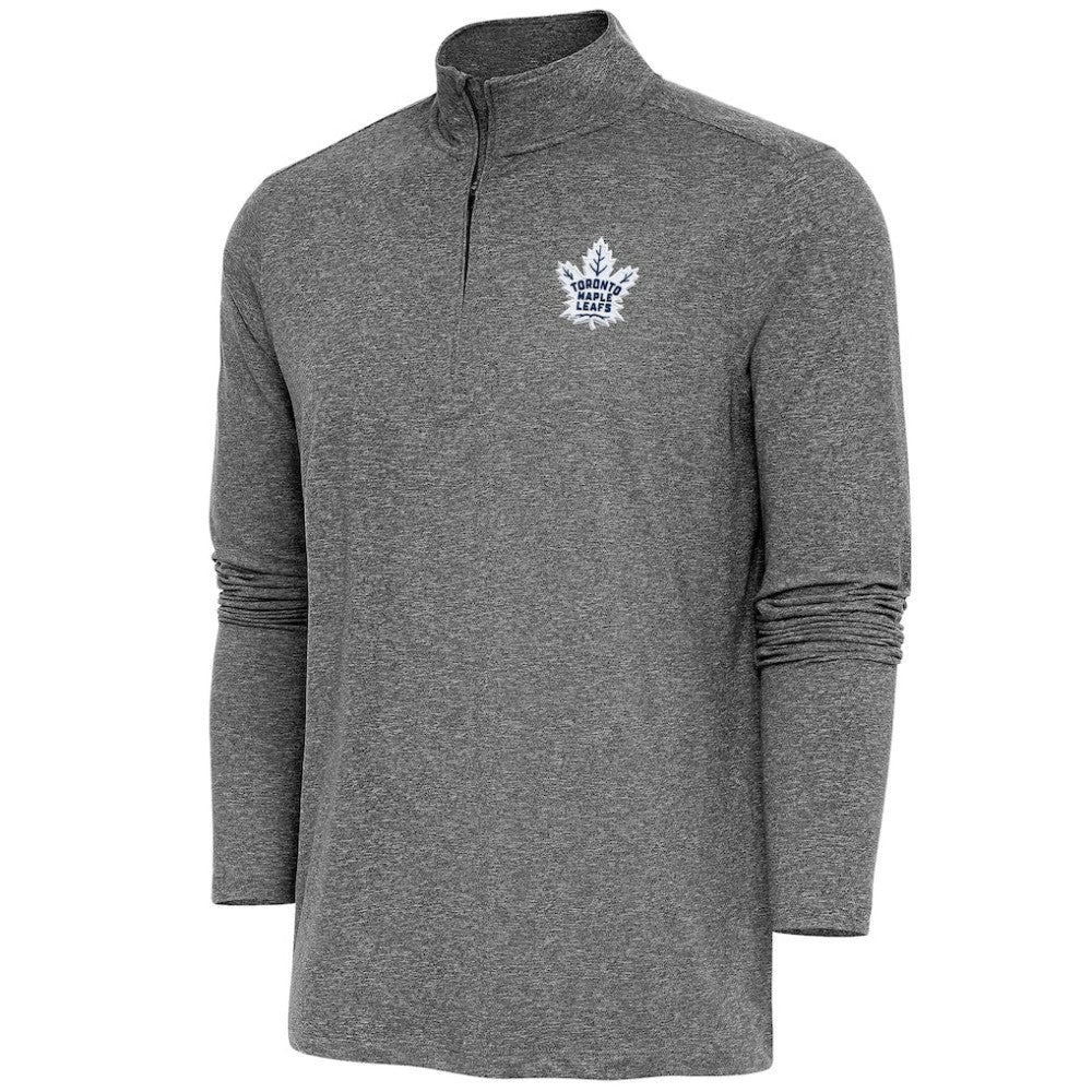 NHL Toronto Maple Leafs Antigua Hunk Quarter-Zip Pullover Top