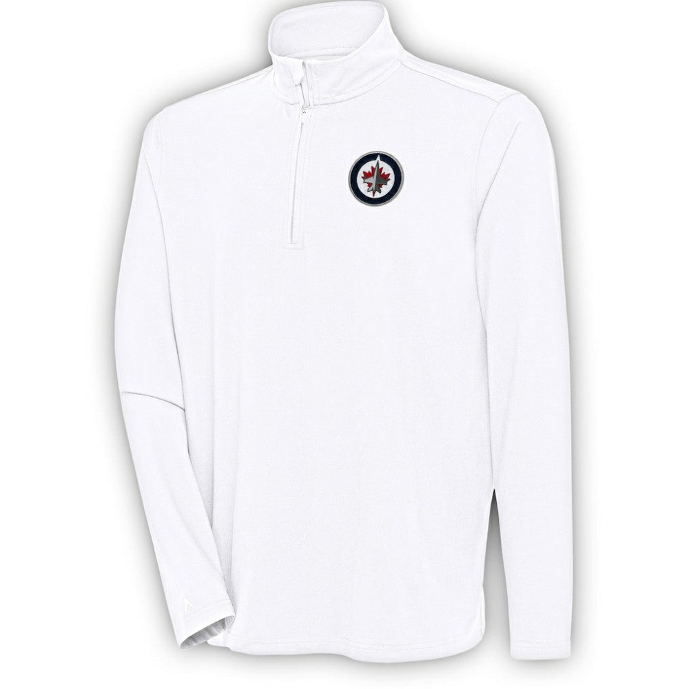 NHL Winnipeg Jets Antigua Hunk Quarter-Zip Pullover Top