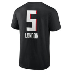 Drake London  Team Wordmark Player Name & Number T-Shirt - Atlanta Falcons T-shirts
