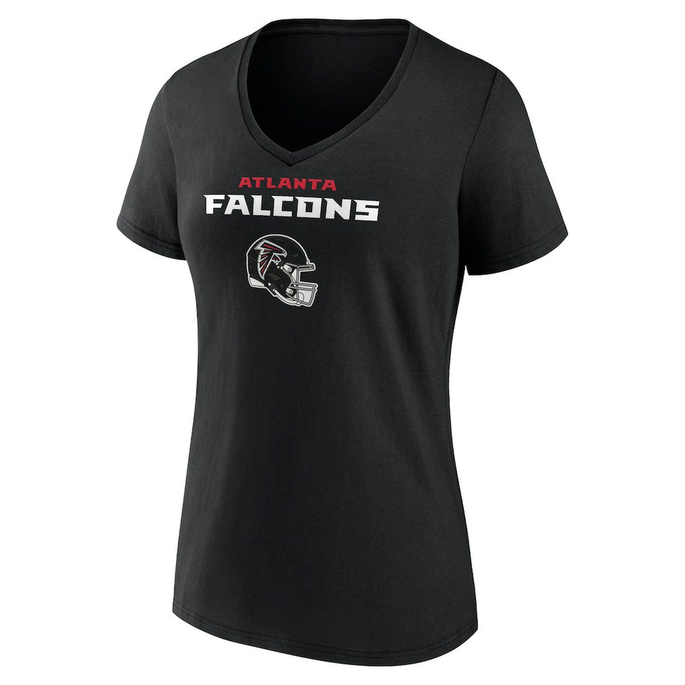 Drake London  Women's Team Wordmark Player Name & Number V-Neck T-Shirt - Atlanta Falcons T-shirts