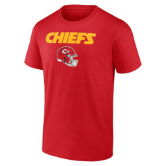 Travis Kelce  Team Wordmark Player Name & Number T-Shirt - Kansas City Chiefs T-shirts