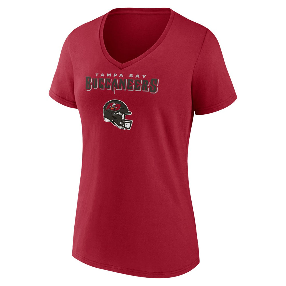 Baker Mayfield  Women's Team Wordmark Player Name & Number V-Neck T-Shirt - Tampa Bay Buccaneers T-shirts
