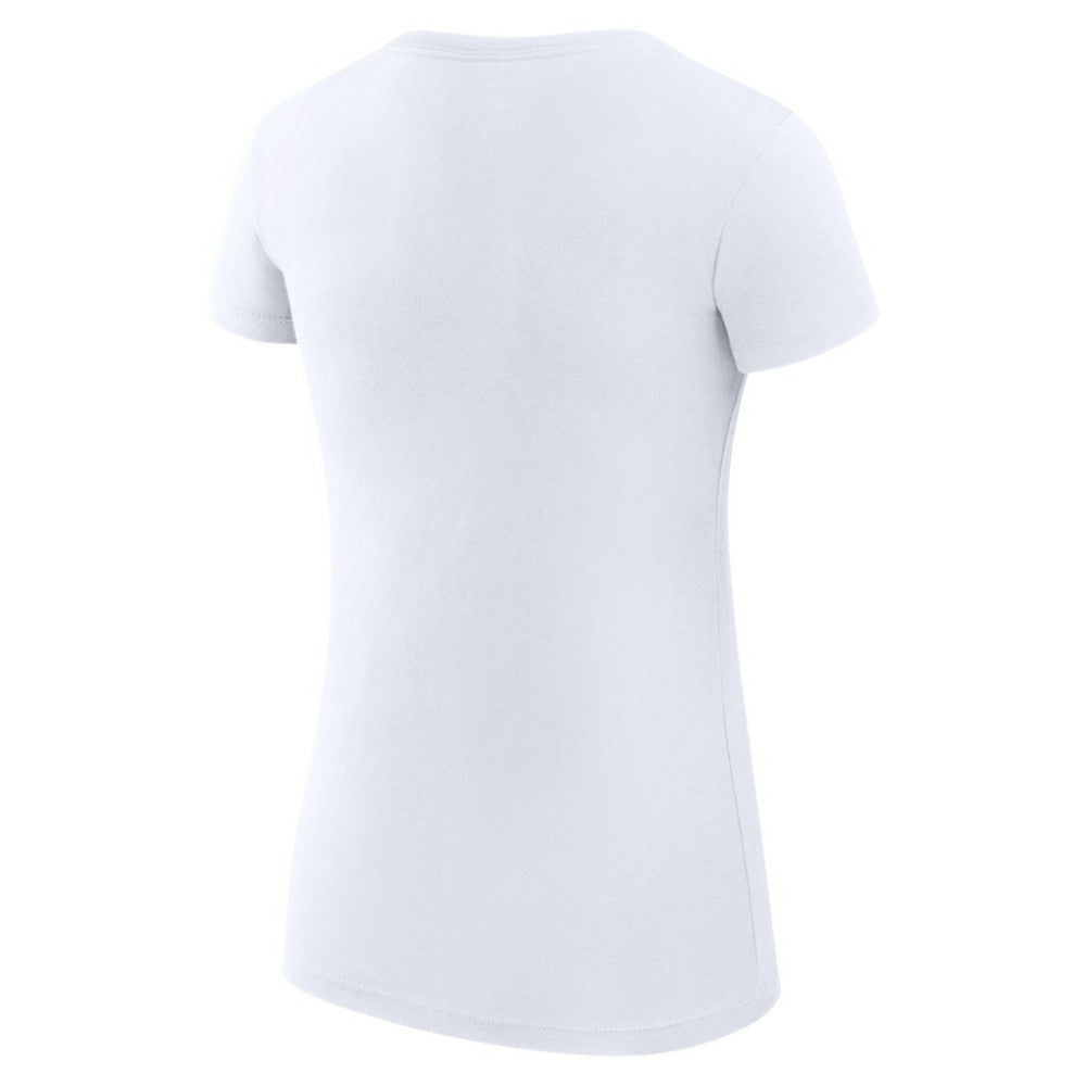 White Chicago Cubs G-III 4Her by Carl Banks Women's Super-Slim Fit Lightweight City Graphic T-Shirt