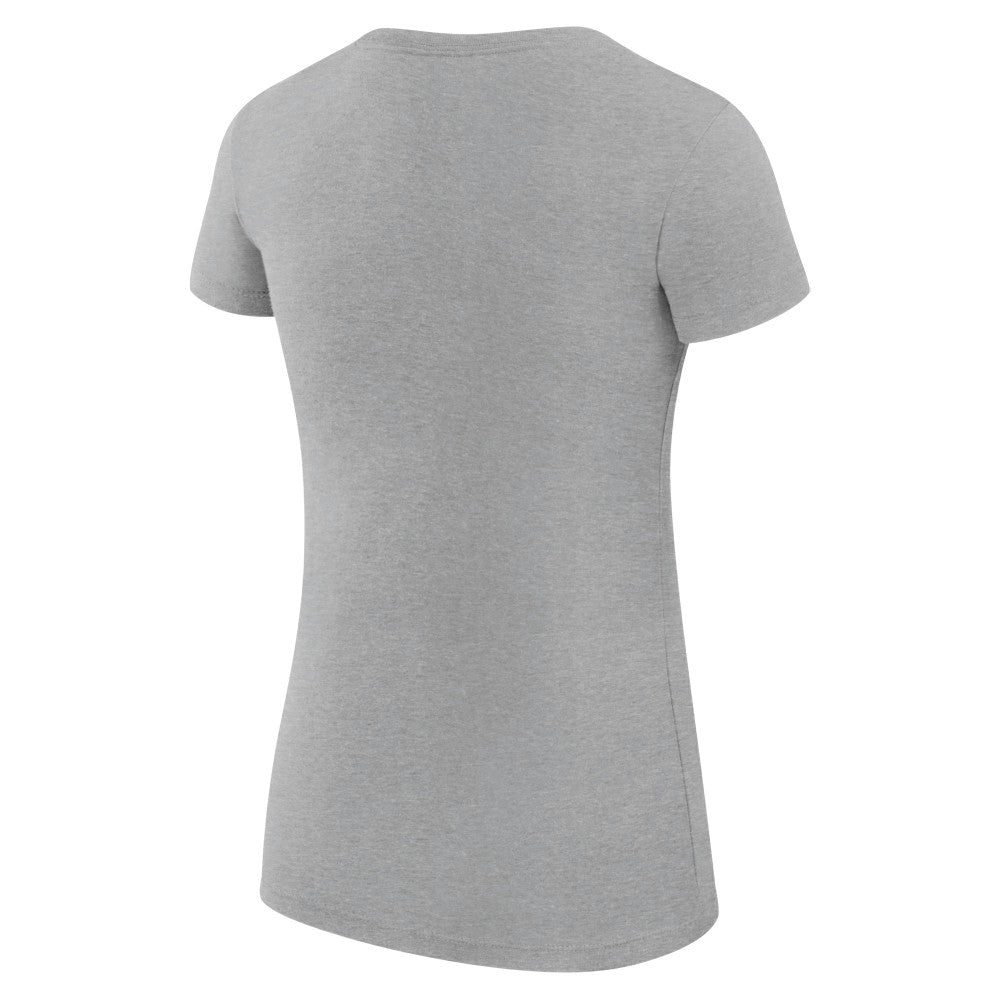 Heather Gray Kansas City Royals G-III 4Her by Carl Banks Women's Super-Slim Fit Lightweight City Graphic T-Shirt