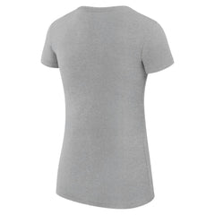 Heather Gray Los Angeles Angels G-III 4Her by Carl Banks Women's Super-Slim Fit Lightweight City Graphic T-Shirt