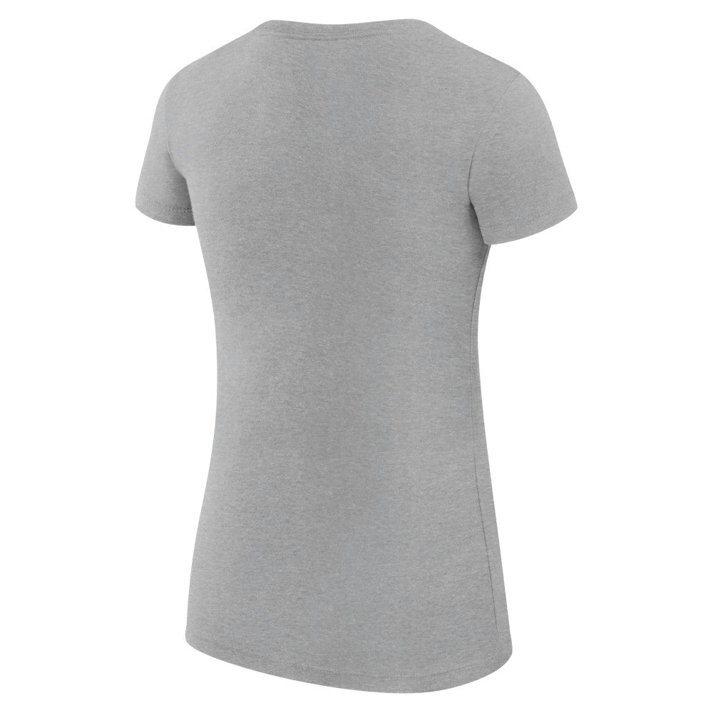 Heather Gray Minnesota Twins G-III 4Her by Carl Banks Women's Super-Slim Fit Lightweight City Graphic T-Shirt