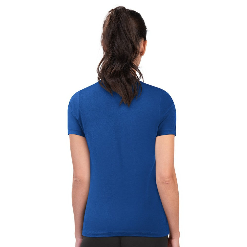 Royal Texas Rangers G-III 4Her by Carl Banks Women's Super-Slim Fit Lightweight City Graphic T-Shirt