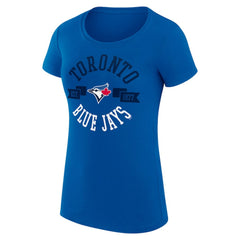 Royal Toronto Blue Jays G-III 4Her by Carl Banks Women's Super-Slim Fit Lightweight City Graphic T-Shirt