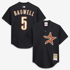 Black Jeff Bagwell Houston Astros Mitchell & Ness Authentic Batting Practice Jersey