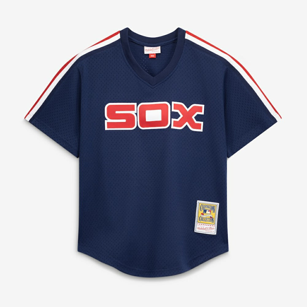 Navy Carlton Fisk Chicago White Sox Mitchell & Ness Authentic Batting Practice Jersey