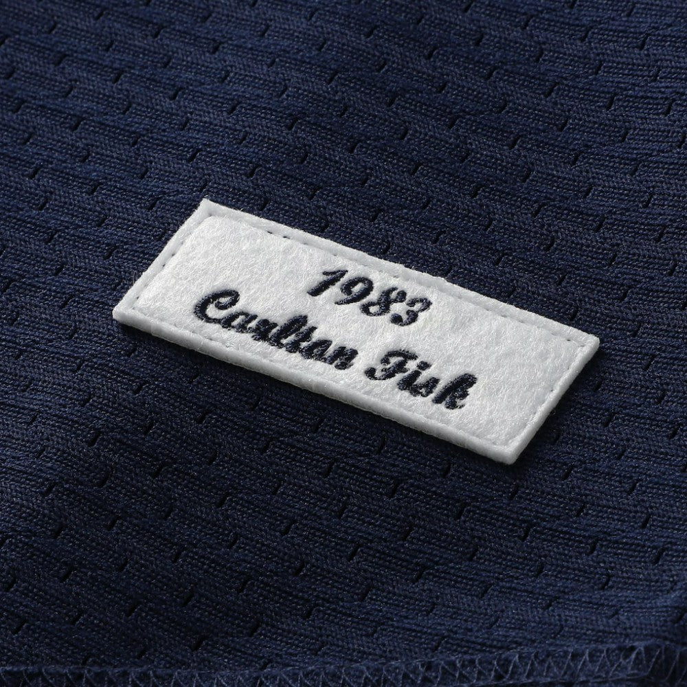 Navy Carlton Fisk Chicago White Sox Mitchell & Ness Authentic Batting Practice Jersey