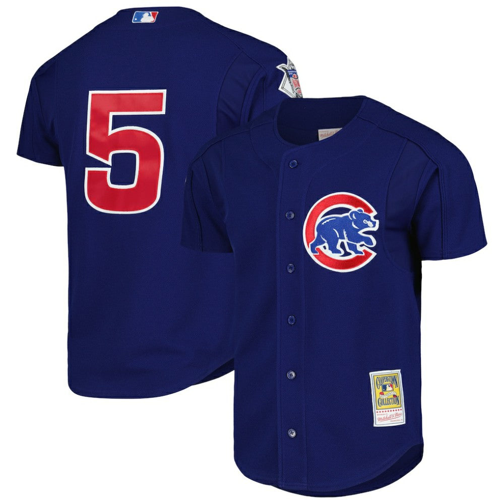 Royal Nomar Garciaparra Chicago Cubs Mitchell & Ness Cooperstown Collection 2005 Batting Practice Jersey