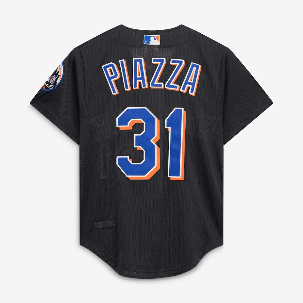 Black Mike Piazza New York Mets Mitchell & Ness Cooperstown Collection 2000 Batting Practice Jersey