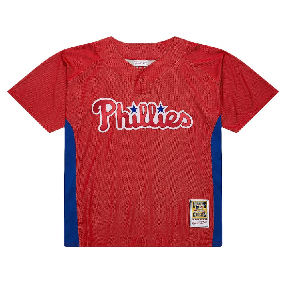 Red Roy Halladay Philadelphia Phillies Mitchell & Ness Authentic Batting Practice Jersey
