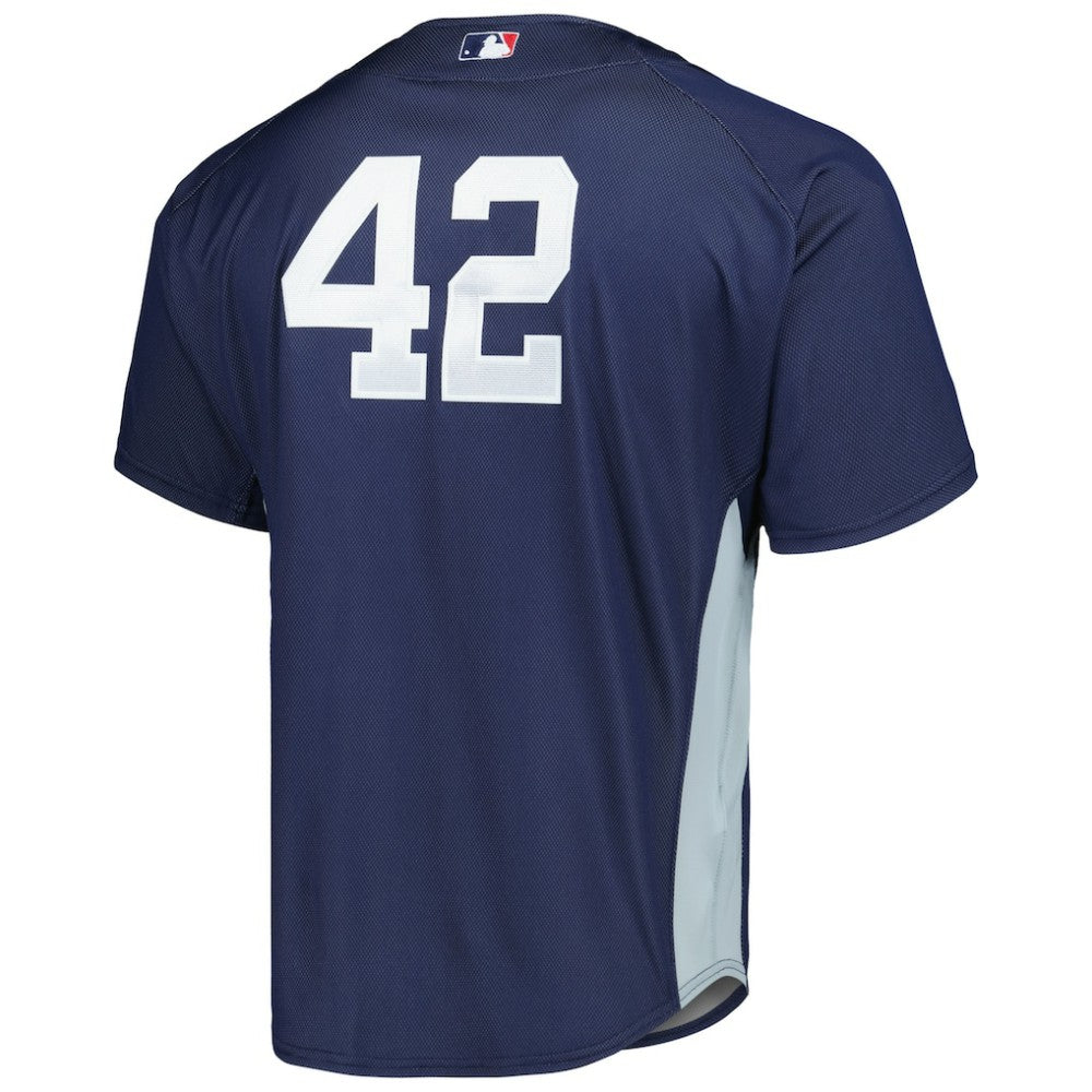 Navy Mariano Rivera New York Yankees Mitchell & Ness Authentic Batting Practice Jersey