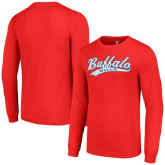 Starter Tailsweep Long Sleeve T-Shirt - Buffalo Bills T-shirts