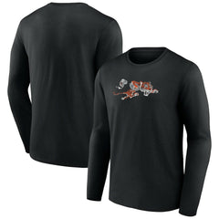 Throwback Long Sleeve T-Shirt - Cincinnati Bengals T-shirts