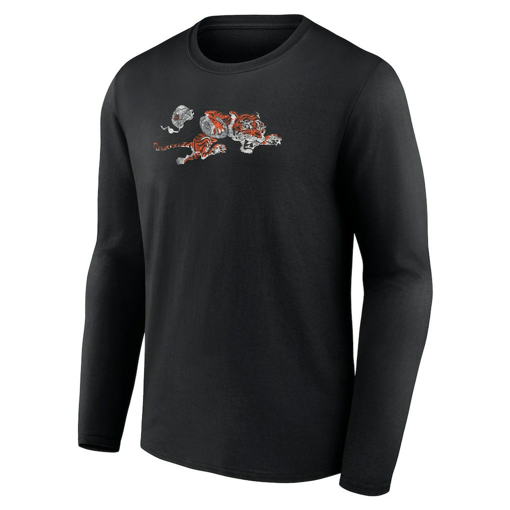 Throwback Long Sleeve T-Shirt - Cincinnati Bengals T-shirts