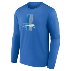 Throwback Long Sleeve T-Shirt - Detroit Lions T-shirts